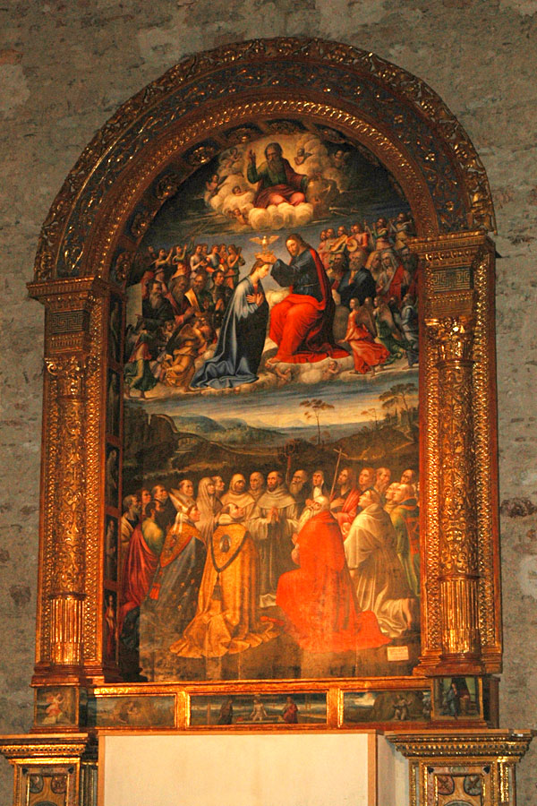 Incoronazione della Vergine eseguita da Jacopo Siculo